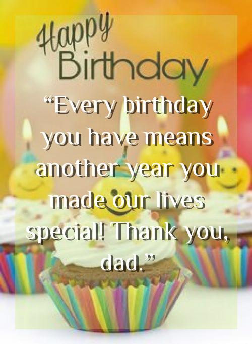 happy birthday to my father in heaven quotes